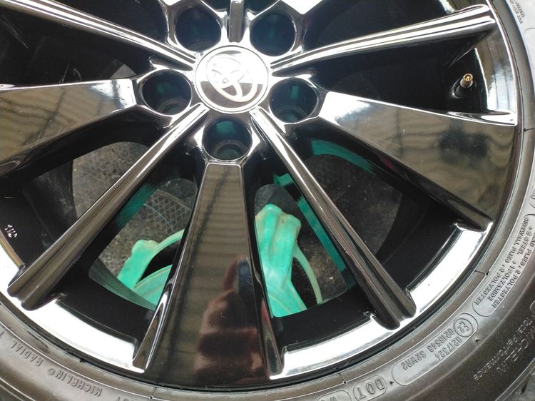 แม็กโตโต้า ขอบ18 พร้อมยางมิชลิน 235 50 18 ปี24 ยางสวยทุกเส้น ใส่Vellfire  อัลพาร์ด revo vigo  chr. แม็กไม่ดุ้งไม่คดไม่แตก รูปที่ 4