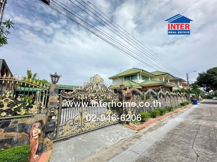 บ้านเดี่ยว 2 ชั้น 125 ตร.ว. หมู่บ้านออร์คิดวิลล่า ซอยหมุ่บ้านออร์คิดวิลล่า4 ถนนบางนา-ตราด ถนนทางพิเศษบูรพาวิถี บางเสาธง สมุทรปราการ