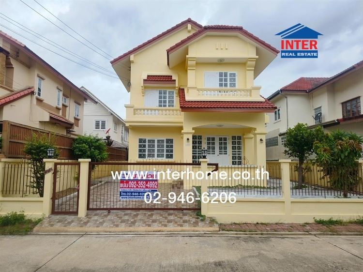 บ้านเดี่ยว 2 ชั้น 70 ตร.ว. หมู่บ้านเบญจรงค์ ใกล้ BTSสัมมากร ถนนรามคำแหง ถนนร่มเกล้า เขตมีนบุรี กรุงเทพมหานคร