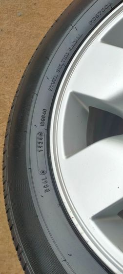 แม็กโตโยต้า ขอบ15 พร้อมยางดันลอป 205 70 15 ปี24 ใส่รถตู้ toyota แม็กสีเดิมยางสวยทุกเส้น ตุ่มข้างยางยังอยู่ รูปที่ 9