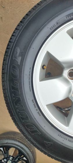 แม็กโตโยต้า ขอบ15 พร้อมยางดันลอป 205 70 15 ปี24 ใส่รถตู้ toyota แม็กสีเดิมยางสวยทุกเส้น ตุ่มข้างยางยังอยู่ รูปที่ 11