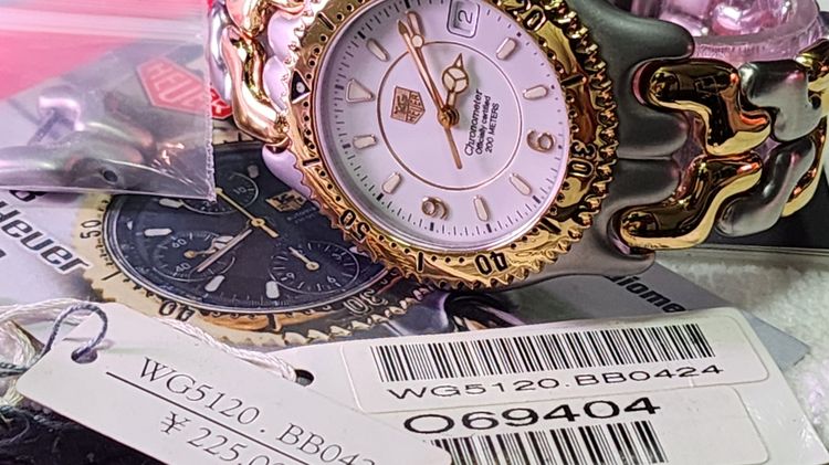 Tag heuer ก้างปลา 69 วงเเหวน Auto Chronometer รุ่นสุดท้ายก้างปลา Logo ทอง รุ่น WG5120 รูปที่ 2