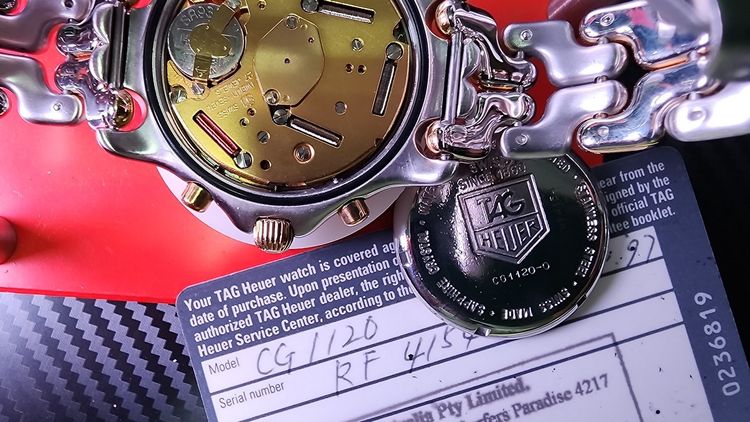Tag heuer Tachymetre จับเวลา สองกษัตริย์ Kingsize รูปที่ 6