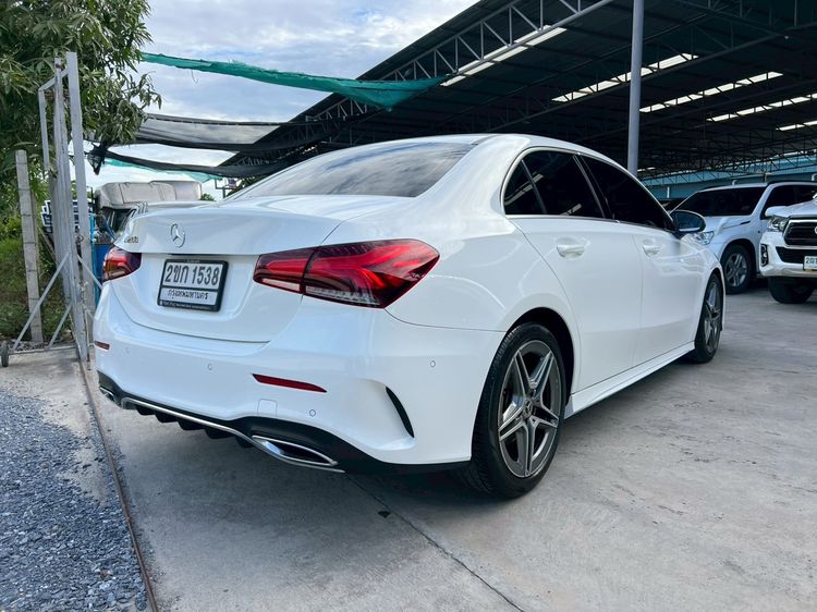 Mercedes-Benz A-Class 2019 A200 Sedan เบนซิน ไม่ติดแก๊ส เกียร์อัตโนมัติ ขาว รูปที่ 4