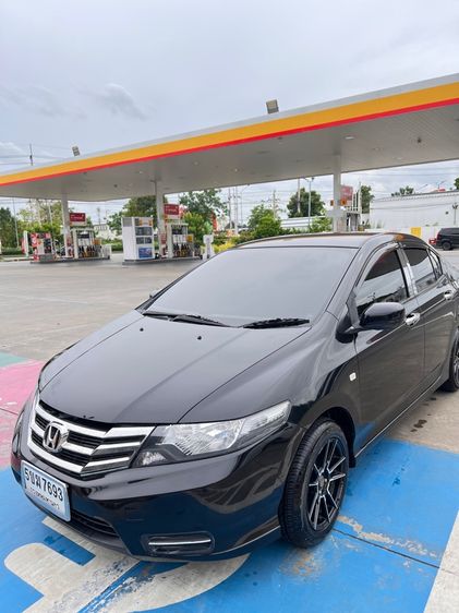 Honda City 2014 1.5 S CNG Sedan เบนซิน NGV เกียร์อัตโนมัติ ดำ รูปที่ 2