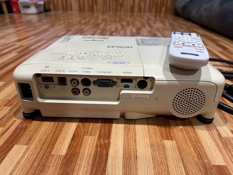 Epson EB-S31 มือสองสภาพดีใช้งานปกติมีช่องเสียบhdmi มีรีโมทเทียบ อุปกรณ์ตามภาพ รูปที่ 4