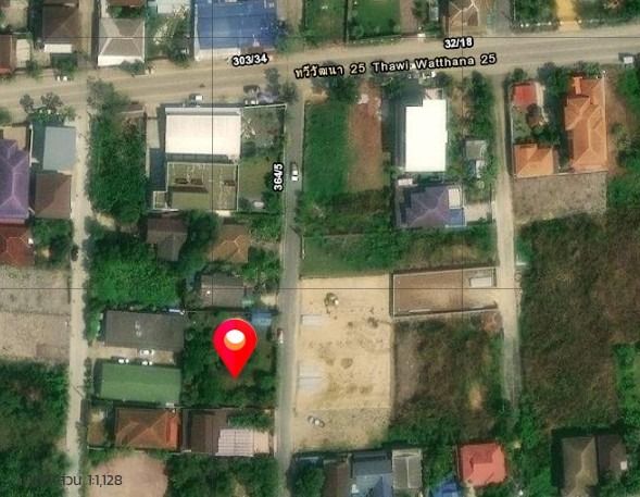 ที่ดินขนาด 196 ตรว. ซอยทวีวัฒนา 25 รูปที่ 2