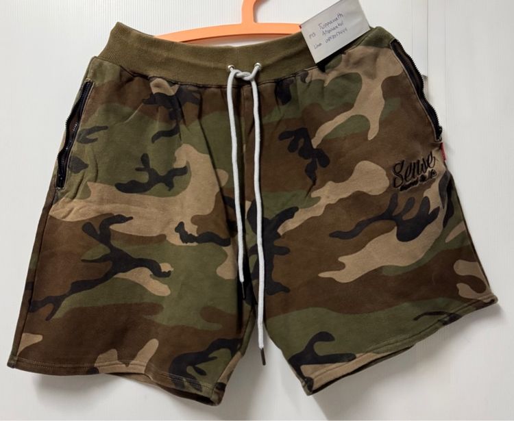 น้ำตาล L แขนสั้น อื่นๆ กางเกงขาสั้นลายพราง ทหาร