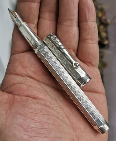 ปากกาหมึกซึมเงินแท้ Montegrappa Sterling​ Silver​ Romeo Juliet​ Fountain Pen​ Limited​ Edition ปากทองคำแท้ 18k ราคาแบ่งปันครับ รูปที่ 7