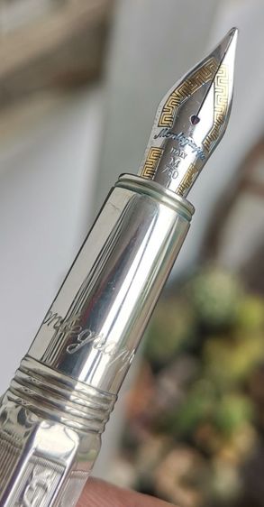 ปากกาหมึกซึมเงินแท้ Montegrappa Sterling​ Silver​ Romeo Juliet​ Fountain Pen​ Limited​ Edition ปากทองคำแท้ 18k ราคาแบ่งปันครับ รูปที่ 8