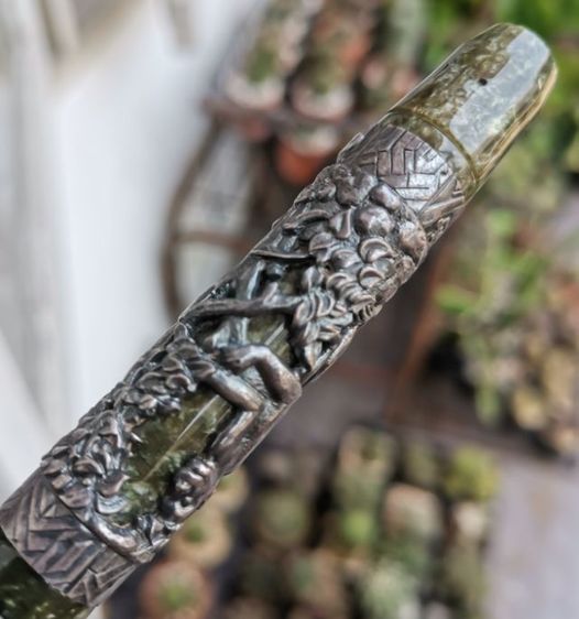 ปากกาหมึกซึมเงินแท้ Montegrappa Zodiac Monkeys Limited​ Edition​ 111 1912 Fountain Pen​ กล่องใบครบ เลขสวยสุด แบ่งปันถูกที่สุดในตลาดครับ รูปที่ 9