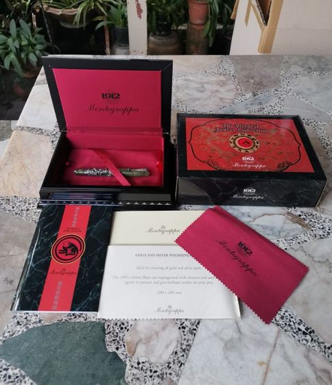 ปากกาหมึกซึมเงินแท้ Montegrappa Zodiac Monkeys Limited​ Edition​ 111 1912 Fountain Pen​ กล่องใบครบ เลขสวยสุด แบ่งปันถูกที่สุดในตลาดครับ รูปที่ 2