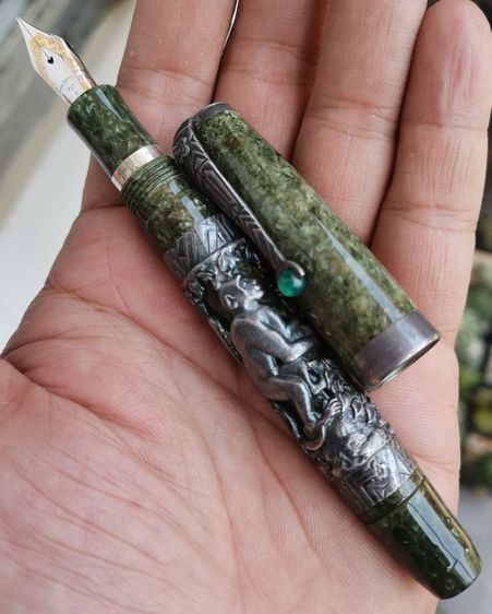ปากกาหมึกซึมเงินแท้ Montegrappa Zodiac Monkeys Limited​ Edition​ 111 1912 Fountain Pen​ กล่องใบครบ เลขสวยสุด แบ่งปันถูกที่สุดในตลาดครับ รูปที่ 10