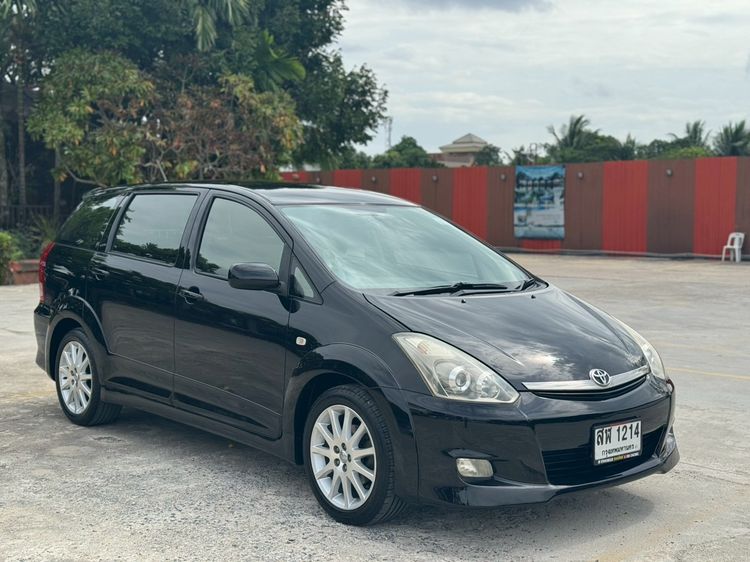 Toyota Wish 2006 2.0 Q Utility-car เบนซิน ไม่ติดแก๊ส เกียร์อัตโนมัติ ดำ รูปที่ 3
