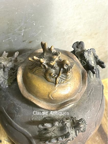 โถ มังกร ทองเหลืองA4 รูปที่ 13