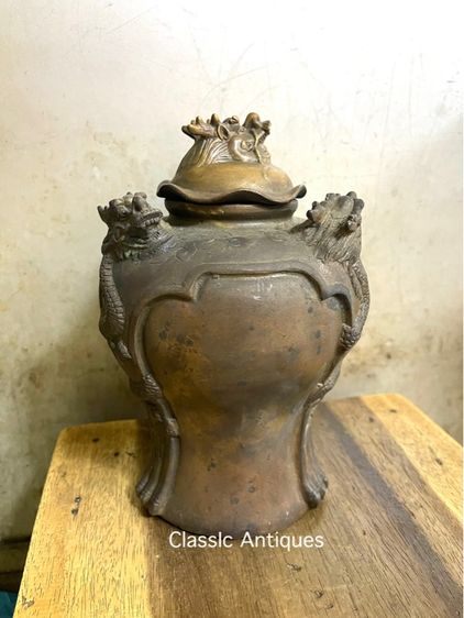 โถ มังกร ทองเหลืองA4 รูปที่ 4