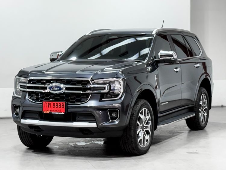 รถ Ford Everest 2.0 Titanium Plus สี เทา