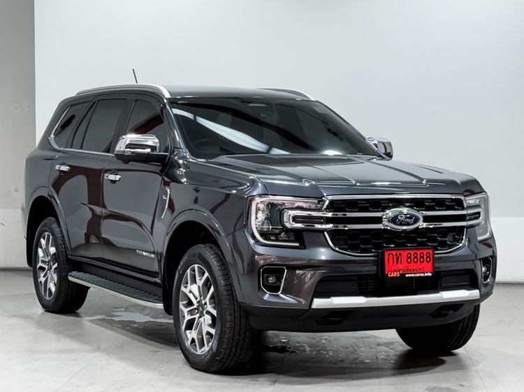 Ford Everest 2023 2.0 Titanium Plus Utility-car ดีเซล ไม่ติดแก๊ส เกียร์อัตโนมัติ เทา รูปที่ 3