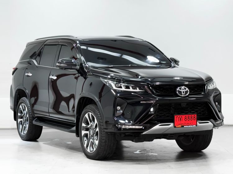 Toyota Fortuner 2021 2.4 Legender Utility-car ดีเซล ไม่ติดแก๊ส เกียร์อัตโนมัติ ดำ รูปที่ 3