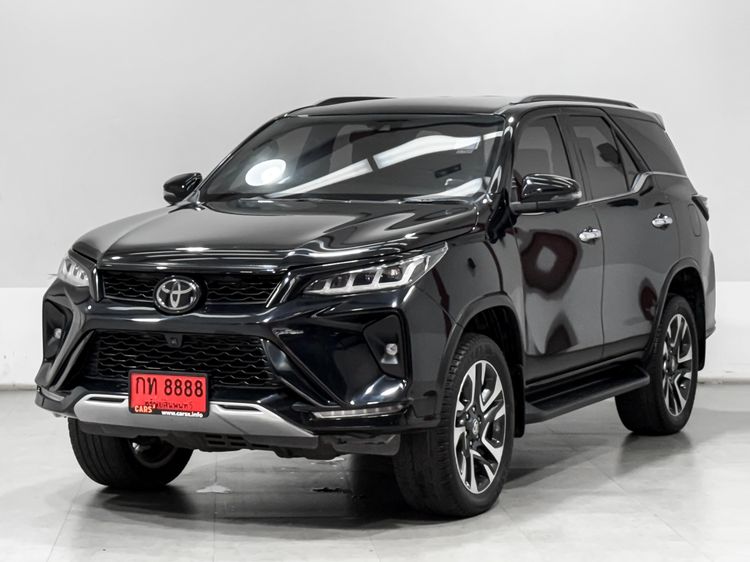 Toyota Fortuner 2021 2.8 Legender Utility-car ดีเซล ไม่ติดแก๊ส เกียร์อัตโนมัติ ดำ