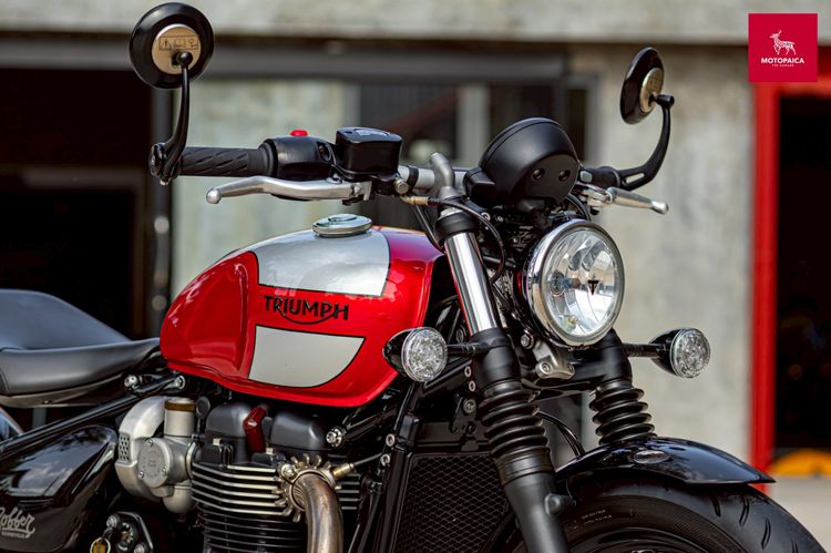 Triumph Bobber1200 ปี2017 สีแดงเทา เจ้าของเดียว วิ่งน้อย6,000km. รูปที่ 11