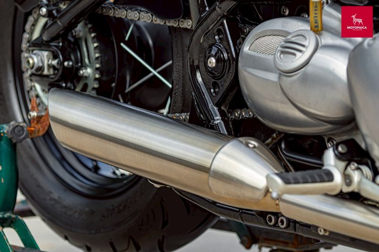 Triumph Bobber1200 ปี2017 สีแดงเทา เจ้าของเดียว วิ่งน้อย6,000km. รูปที่ 6