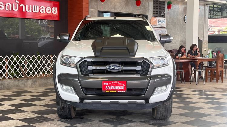 Ford Ranger 2018 2.2 Hi-Rider Wildtrak Pickup ดีเซล ไม่ติดแก๊ส เกียร์อัตโนมัติ ขาว รูปที่ 2