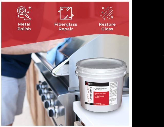 BUFF MAGIC น้ำยาขัดเงาและฟื้นฟูผิวจาก USA รูปที่ 4