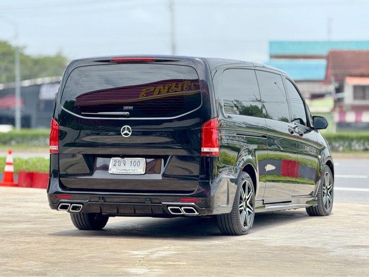 Mercedes-Benz V-Class 2022 Vito Van ดีเซล ไม่ติดแก๊ส เกียร์อัตโนมัติ ดำ รูปที่ 4