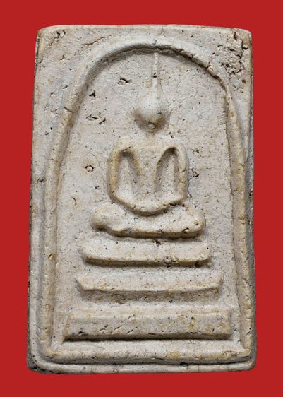 สวยมาก - พระบ้าน พระสมเด็จวัดระฆัง พิมพ์ใหญ่ เนื้อผงพุทธคุณ สึขาวดอกมะลิ มีมวลสาร  รูปที่ 7