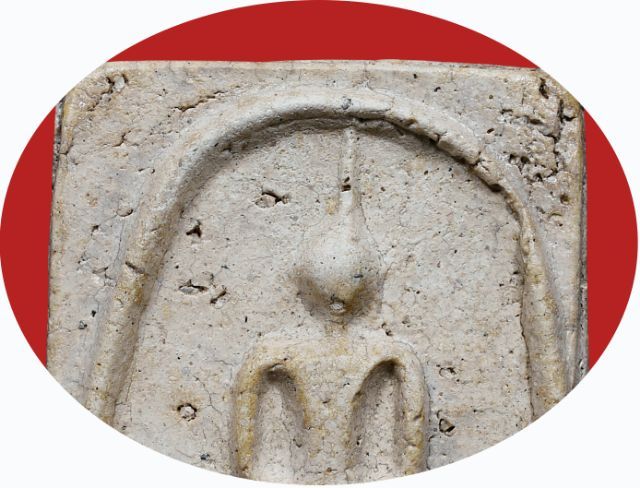 สวยมาก - พระบ้าน พระสมเด็จวัดระฆัง พิมพ์ใหญ่ เนื้อผงพุทธคุณ สึขาวดอกมะลิ มีมวลสาร  รูปที่ 3