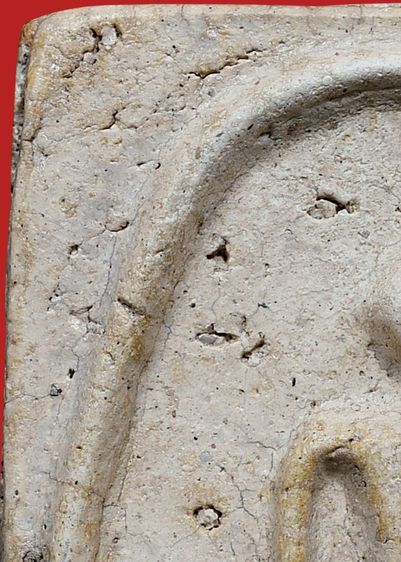 สวยมาก - พระบ้าน พระสมเด็จวัดระฆัง พิมพ์ใหญ่ เนื้อผงพุทธคุณ สึขาวดอกมะลิ มีมวลสาร  รูปที่ 8