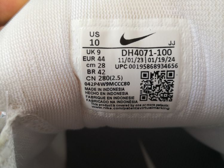 Nike pegasus 39 สภาพมือ1 เบอร์ 44 10us รูปที่ 6