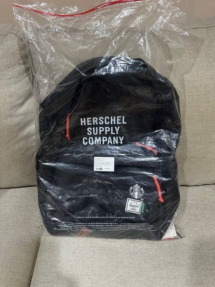 ดำ กระเป๋าเป้ Starbucks x Herschel