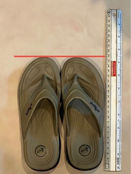 (มือ2) ของแท้ Aerosoft แอโร่ซอฟ รองเท้าแตะแบบหนีบ (ขนาดไซส์ 36) รูปที่ 5
