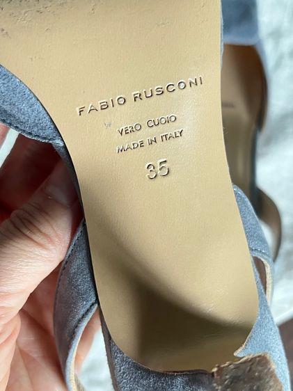 🩵 รองเท้าหนัง Suede จาก FABIO RUSCONI แบรนด์เนมแท้จากอิตาลี รูปที่ 3