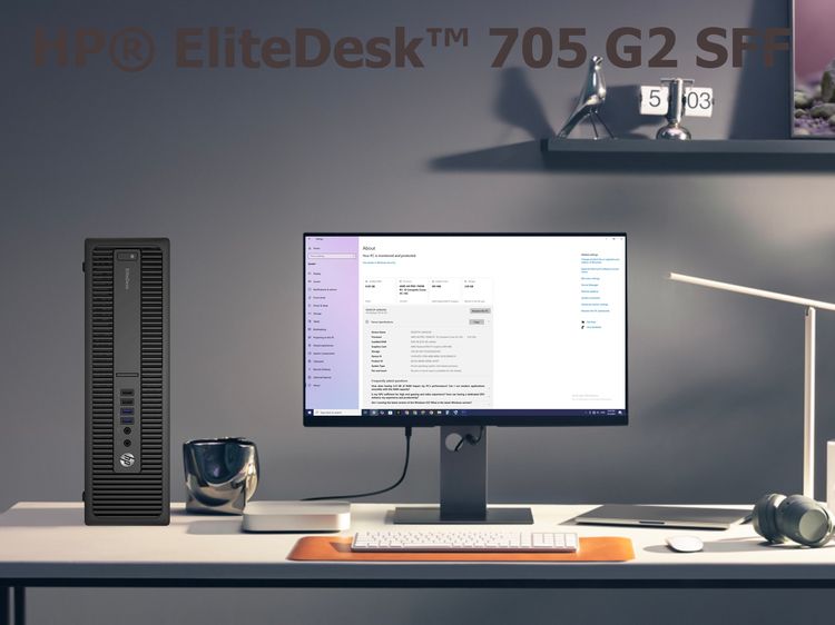 คอมพิวเตอร์เดสก์ท็อป HP® EliteDesk™ 705 G2 SFF With Upgraded-Parts เฉพาะตัวเครื่อง (ไม่รวมจอภาพ) ราคาขาย 2,570 บาท รวมค่าส่งแบบEMS ทั่วไทย รูปที่ 3
