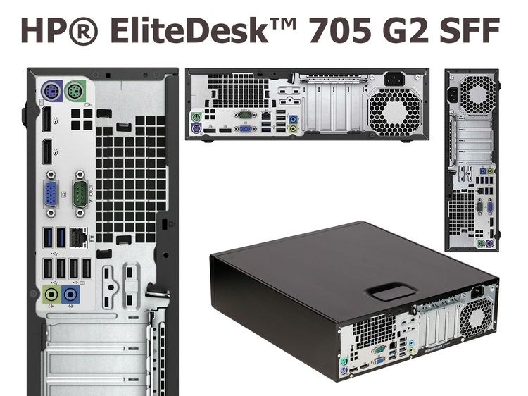 คอมพิวเตอร์เดสก์ท็อป HP® EliteDesk™ 705 G2 SFF With Upgraded-Parts เฉพาะตัวเครื่อง (ไม่รวมจอภาพ) ราคาขาย 2,570 บาท รวมค่าส่งแบบEMS ทั่วไทย รูปที่ 10