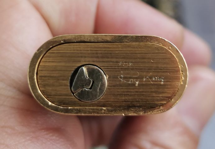 ไฟแช็ค Vintage Cartier​ Roy King ลงยาหุ้มทองคำแท้ ที่สุดของความหายาก ราคาแบ่งปันครับ รูปที่ 8