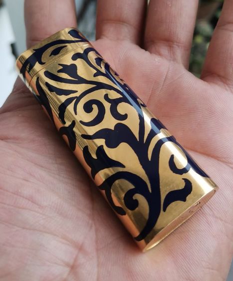 ไฟแช็ค Vintage Cartier​ Roy King ลงยาหุ้มทองคำแท้ ที่สุดของความหายาก ราคาแบ่งปันครับ