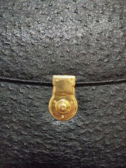 กระเป๋าเอกสารหนังนกกระจอกเทศแท้ รูปที่ 9