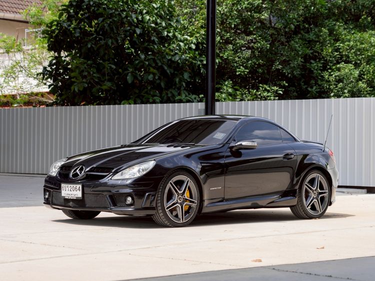 Mercedes-Benz SLK-Class 2006 SLK200 Kompressor Sedan เบนซิน ไม่ติดแก๊ส เกียร์อัตโนมัติ ดำ รูปที่ 3