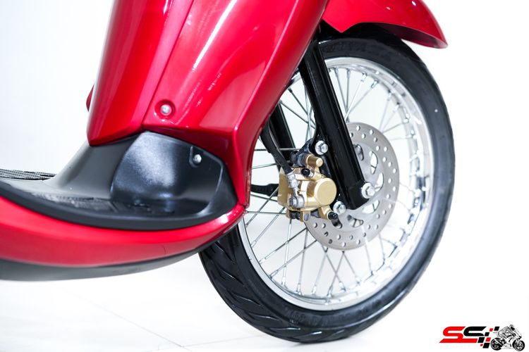 YAMAHA Fino125 ปี2022 สีแดง สตาร์ทมือ เครื่องเดิมๆ ไม่เคยแต่งซิ่ง สภาพสวยมาก รูปที่ 17