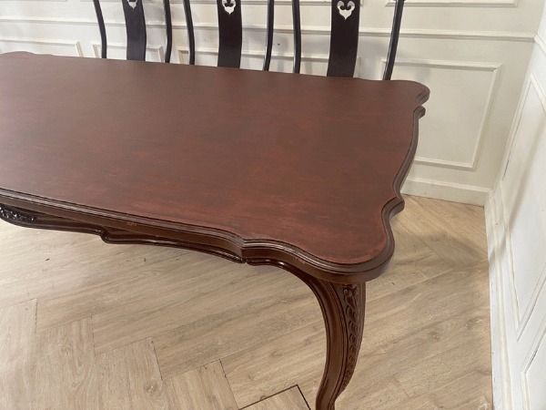 โต๊ะไม้ ไตล์วินเทจ 190 cm รูปที่ 12