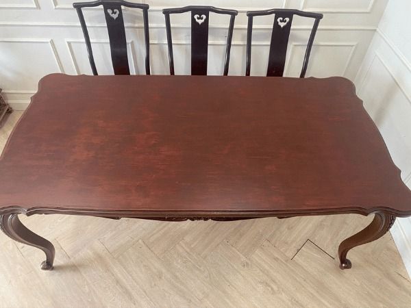 โต๊ะไม้ ไตล์วินเทจ 190 cm รูปที่ 5