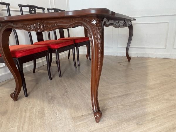 โต๊ะไม้ ไตล์วินเทจ 190 cm รูปที่ 11