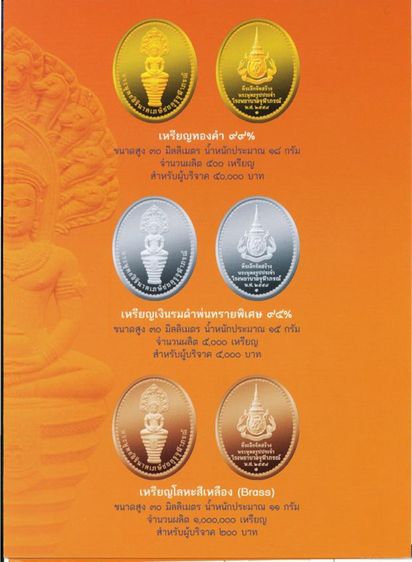 เหรียญพระพุทธสิรินาคเภษัชยคุรุจุฬาภรณ์ (เหรียญพระพุทธโอสถ) เนื้อเงินรมดำ พ.ศ. 2558 ที่ระลึก 90 พรรษา ในหลวงรัชกาลที่ 9 - โรงพยาบาลจุฬาภรณ์ รูปที่ 9