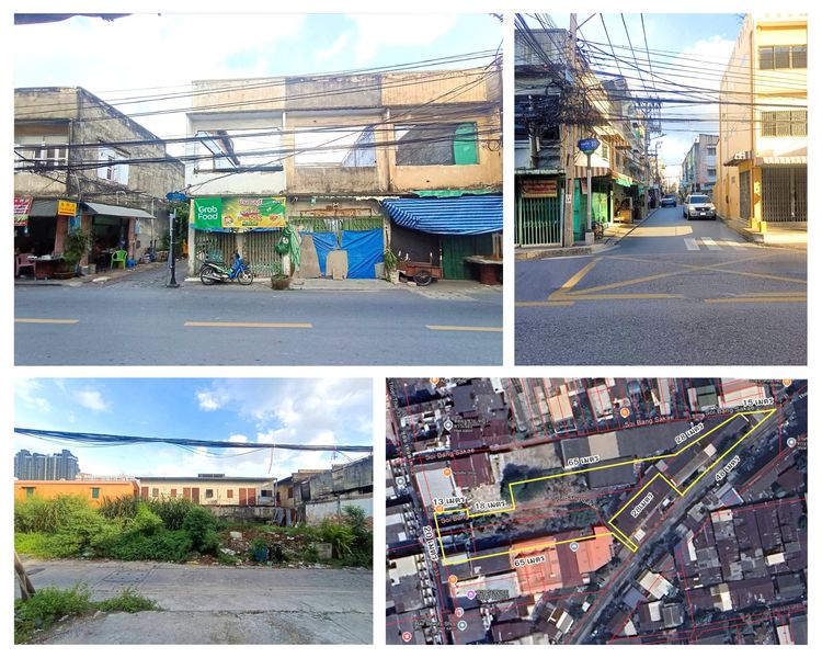 ไม่ใช่ ที่ดินแปลงใหญ่ ใจกลางตลาดพลู ติดถนนเทอดไท 33 เพียง 5 นาทีจาก BTS