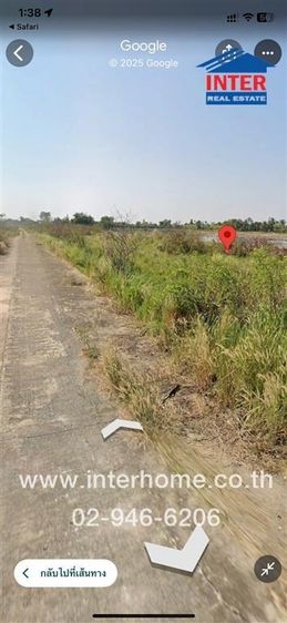 ไม่ใช่ ที่ดินเปล่า 400 ตร.ว. ที่ดินเปล่า ใกล้ตลาดวัดสระบัว ถนนรังสิต-นครนายก ถนนหมายเลข3015 ลำลูกกา ปทุมธานี รูปที่ 3