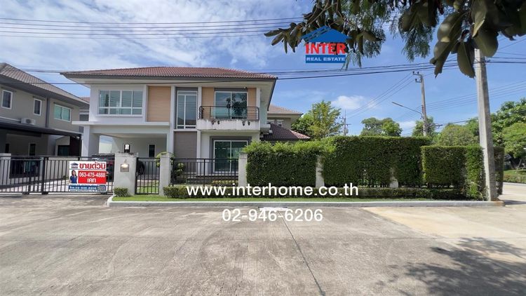 บ้านเดี่ยว 2 ชั้น 80.2 ตร.ว. หมู่บ้านบางกอกบูเลอวาร์ด ปิ่นเกล้า-เพชรเกษม ถนนพุทธมณฑลสาย4 ถนนบรมราชชนนี สามพราน นครปฐม